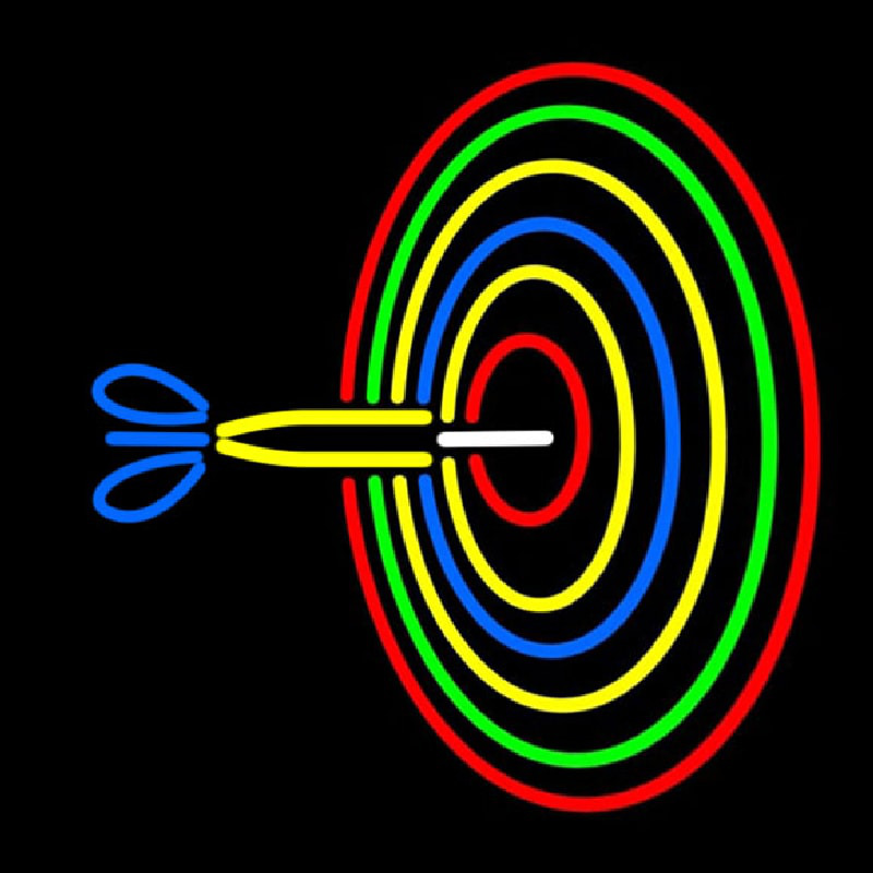 Custom Dart Board Bar 1 Leuchtreklame