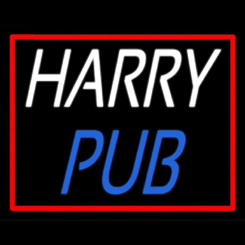 Custom Harry Pub 2 Leuchtreklame