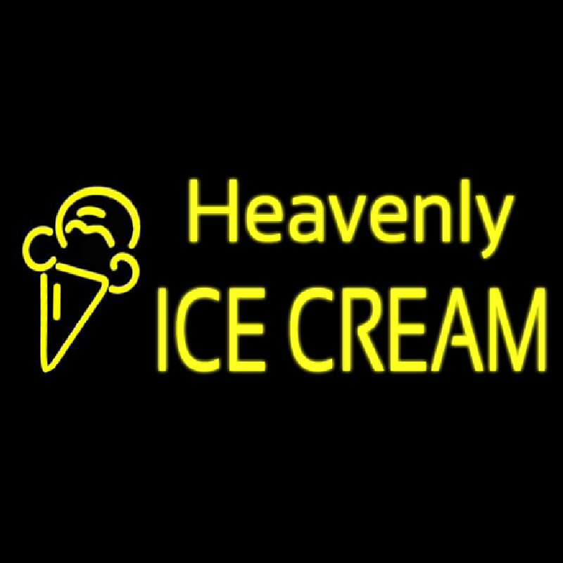 Custom Heavenly Ice Cream Cone Leuchtreklame