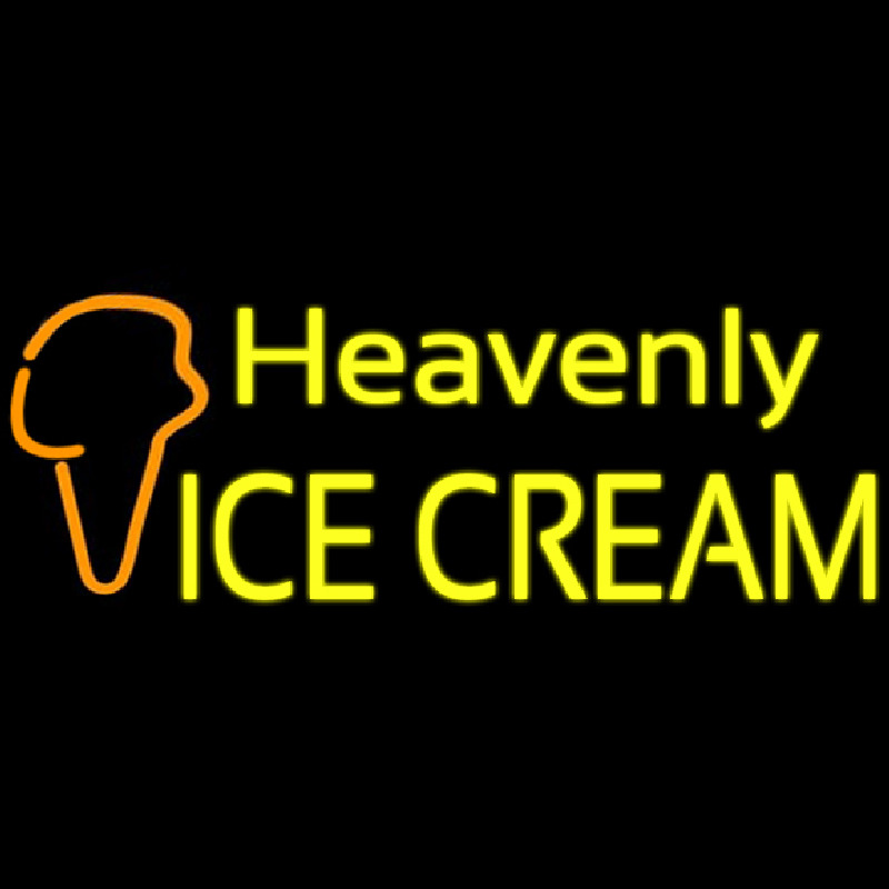 Custom Heavenly Ice Cream Cone Leuchtreklame