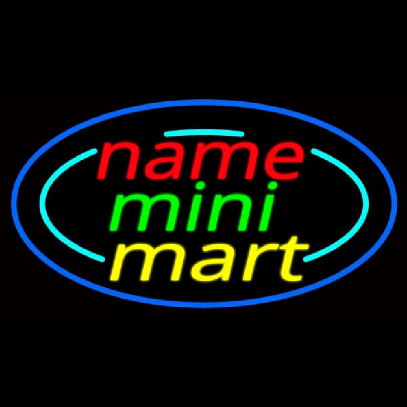 Custom Mini Mart Leuchtreklame