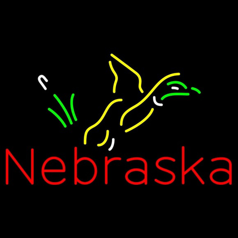 Custom Nebraska Pheasant Steve Leuchtreklame