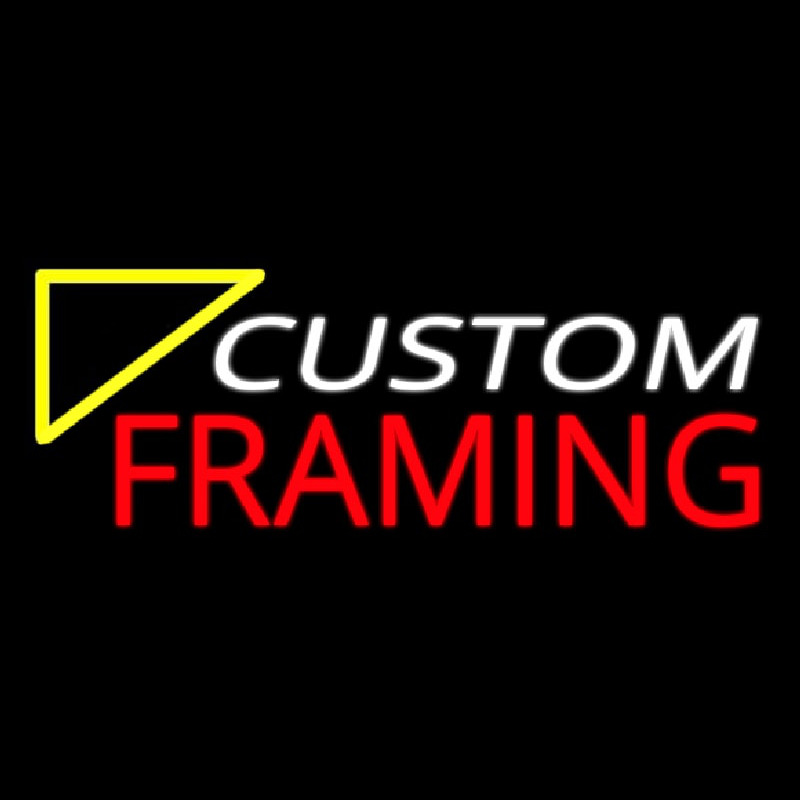 Custom Red Framing Leuchtreklame