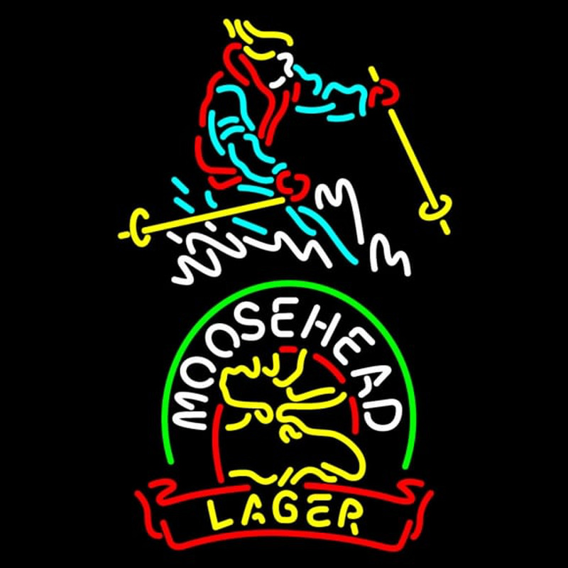 Custom Steamboat Moosehead Beer Leuchtreklame