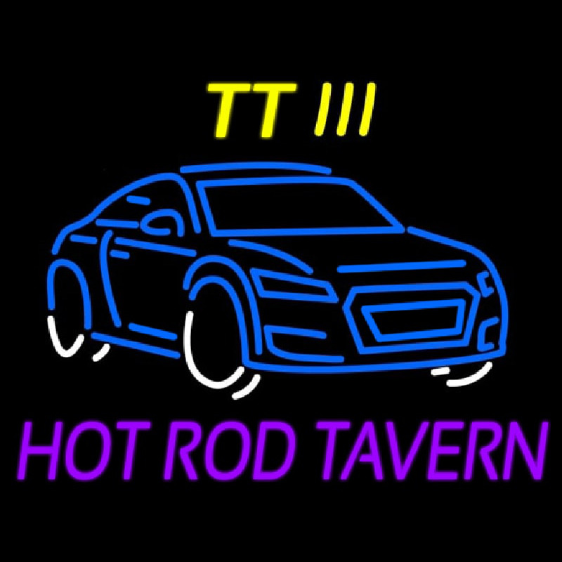 Custom Tt 3 Hot Rod Tavern Car Logo 1 Leuchtreklame