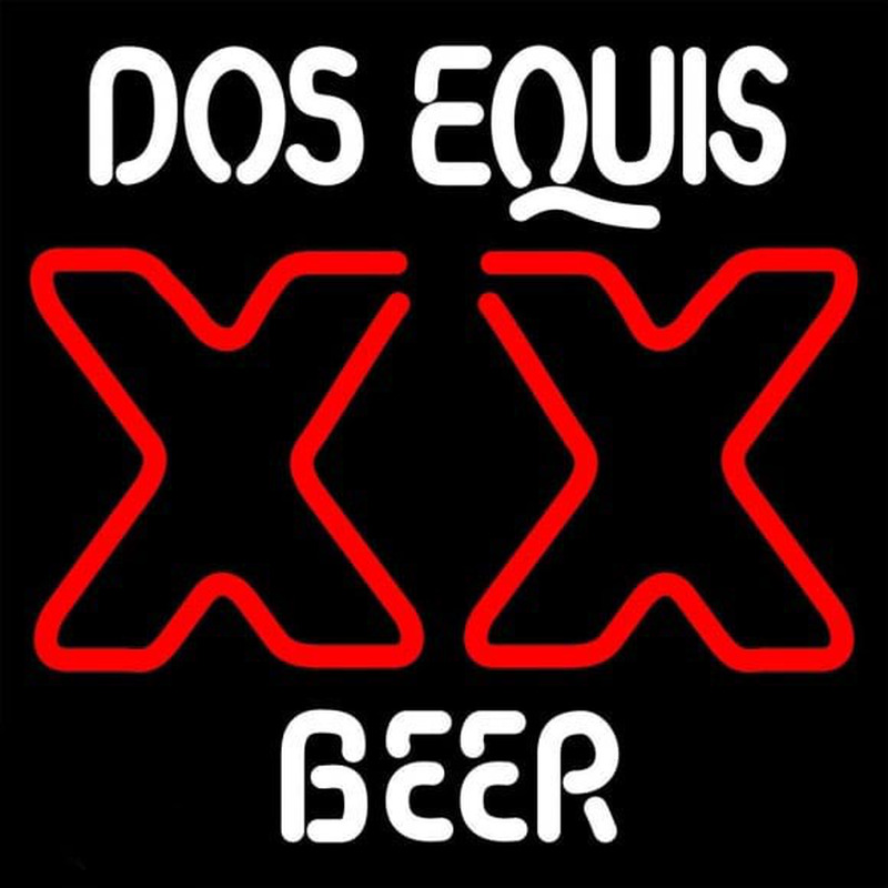 DOS Equis Beer Sign Leuchtreklame