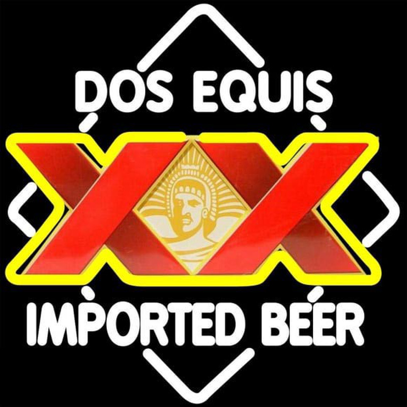 DOS Equis Imported Beer Sign Leuchtreklame