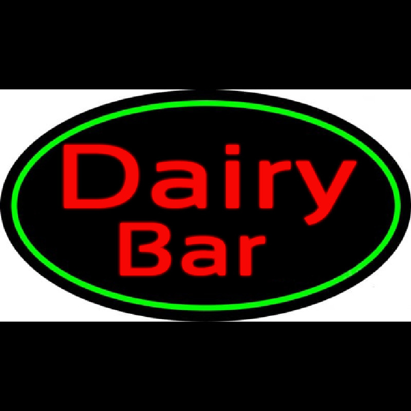 Dairy Bar Leuchtreklame