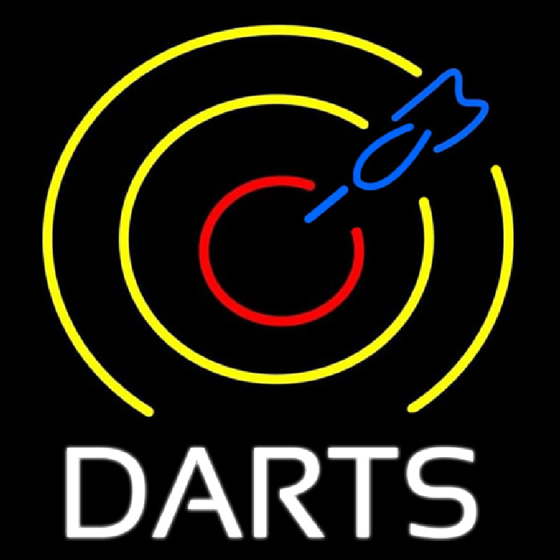 Dart Board Leuchtreklame