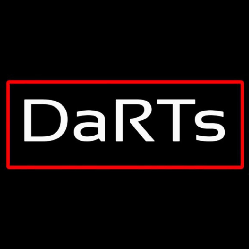 Darts With Red Border Leuchtreklame