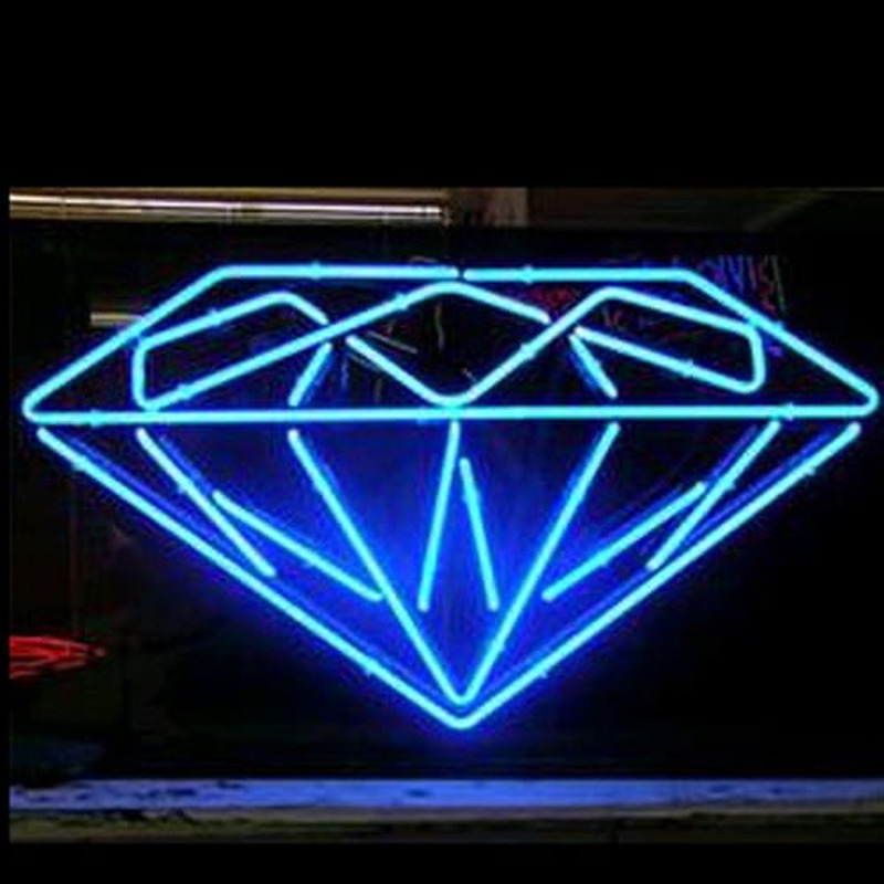 Diamond Laden Offen Leuchtreklame