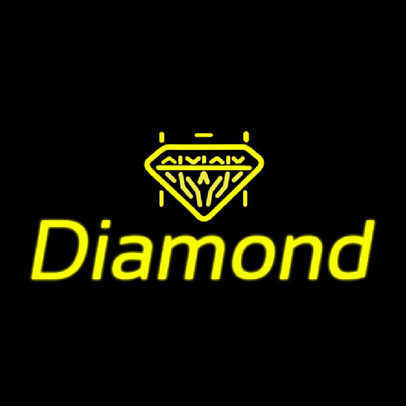Diamond Yellow Leuchtreklame