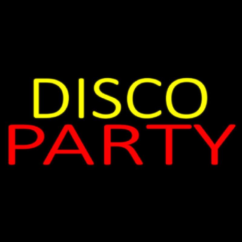Disco Party 4 Leuchtreklame