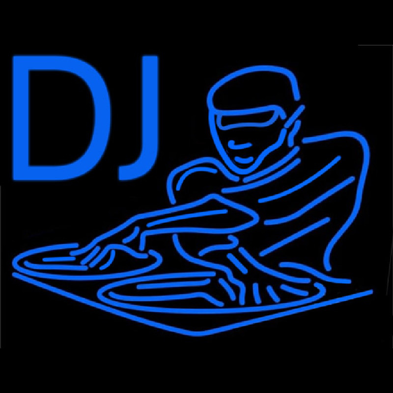 Dj Disc Jockey Disco Music 1 Leuchtreklame
