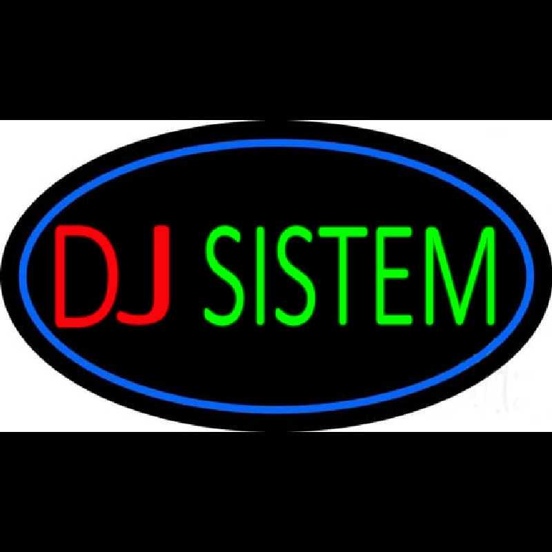 Dj System Block 2 Leuchtreklame