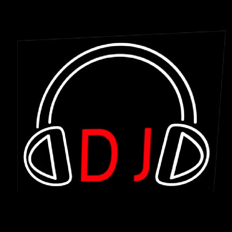Dj With Logo 4 Leuchtreklame