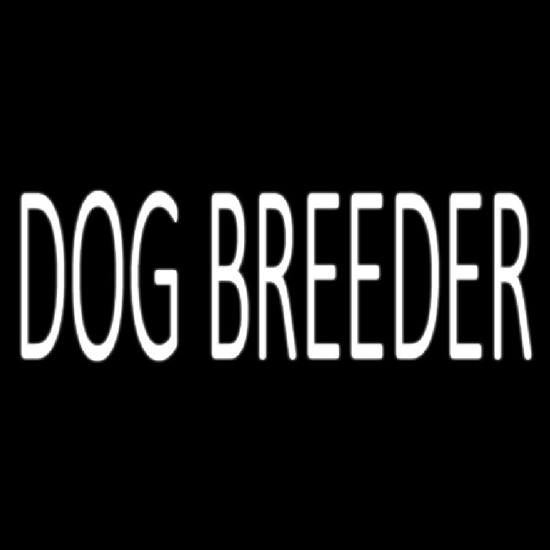 Dog Breeder Leuchtreklame