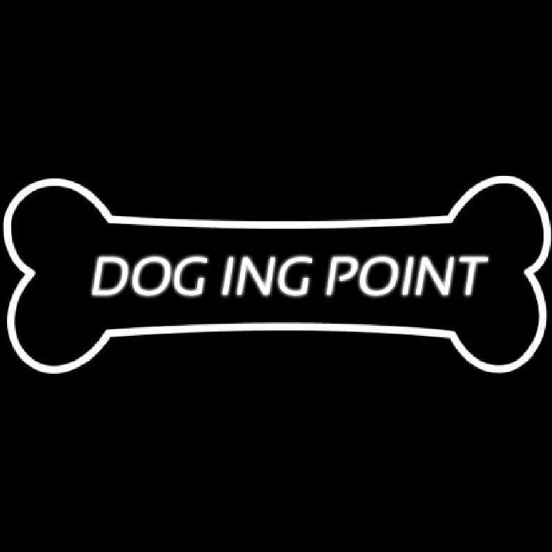 Dog Ing Point Leuchtreklame