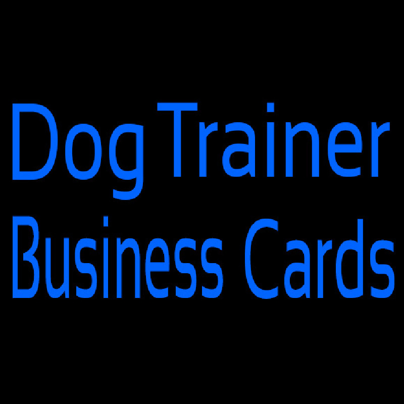 Dog Trainer 1 Leuchtreklame