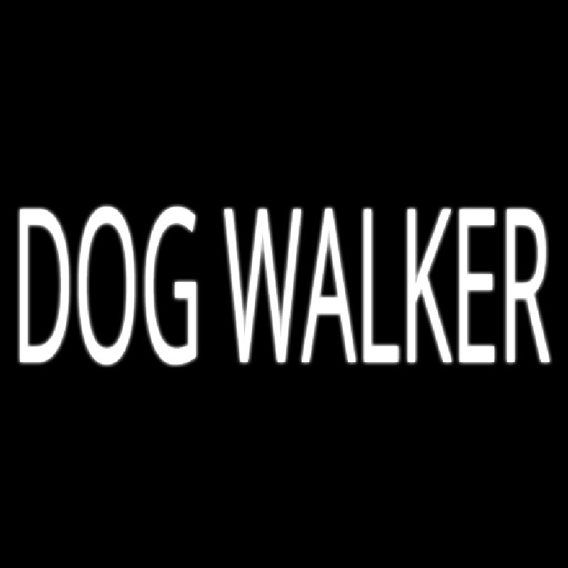 Dog Walker Leuchtreklame