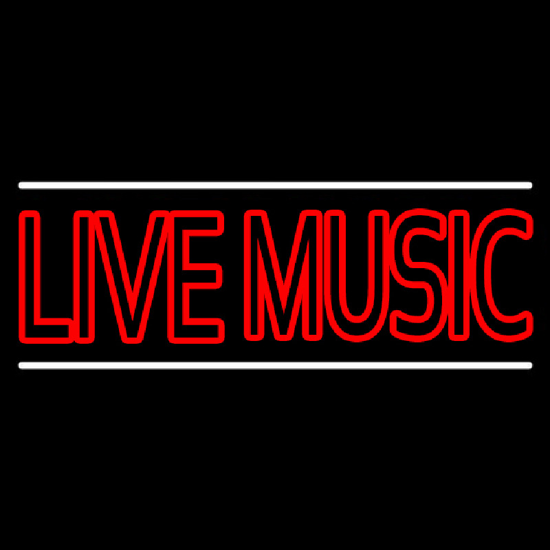 Double Stroke Live Music Leuchtreklame