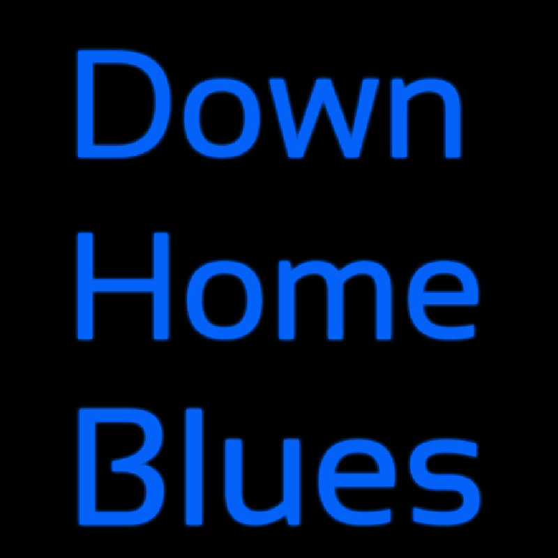 Down Home Blues Leuchtreklame