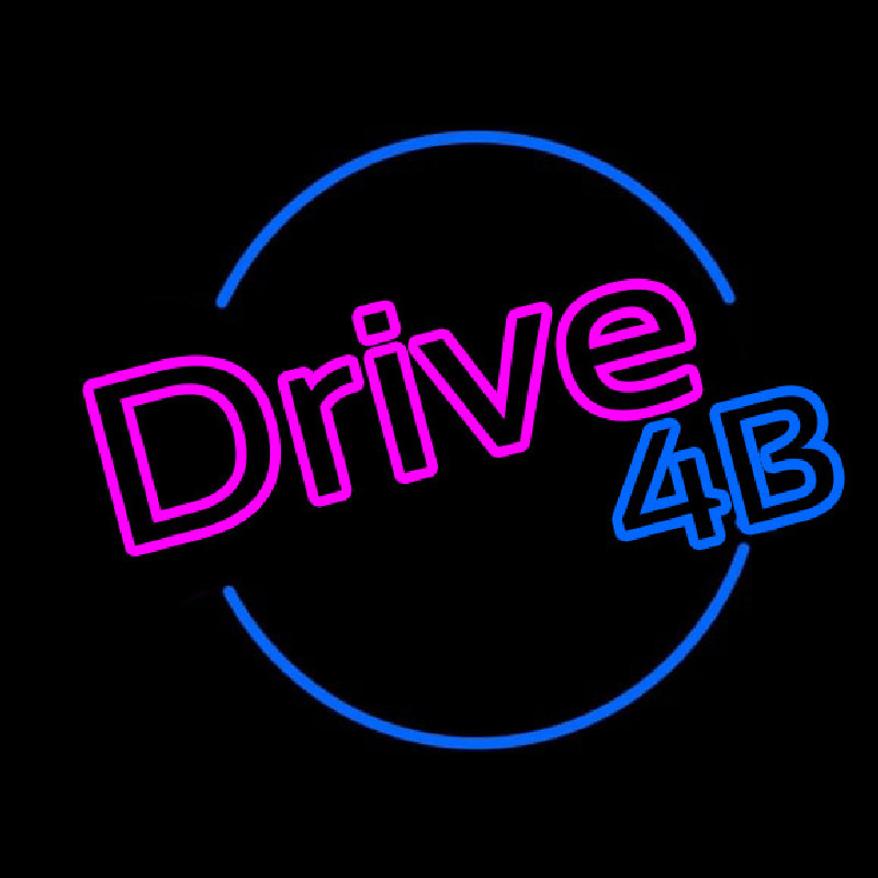 Drive 4b Leuchtreklame