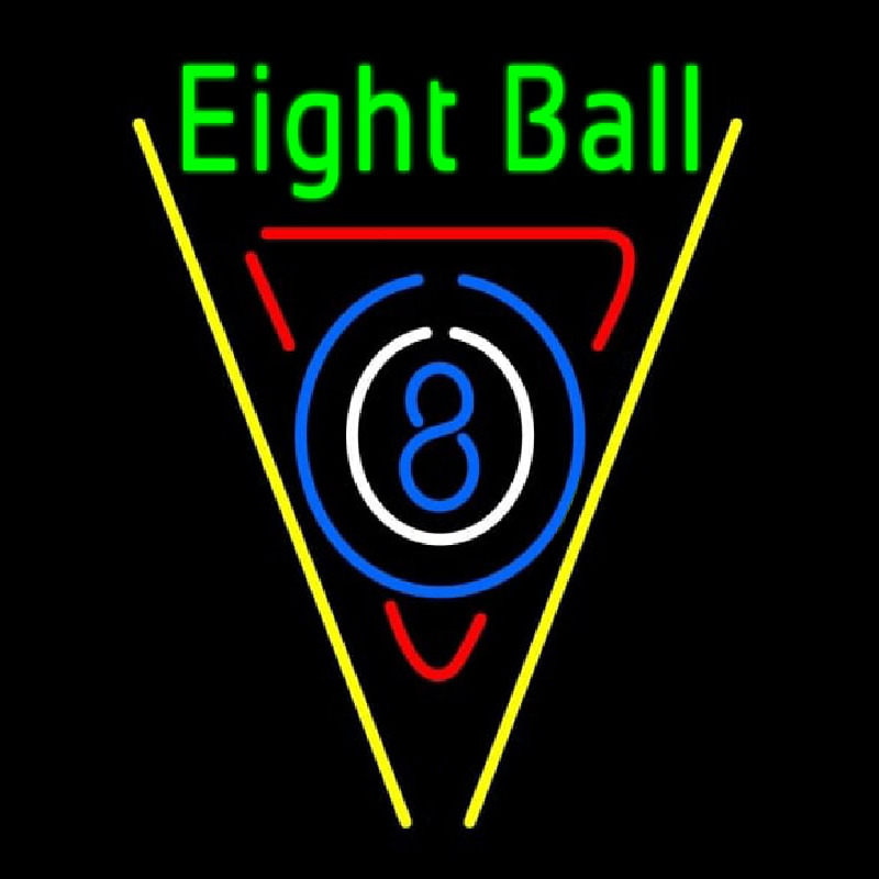 Eight Ball Pool Bar Leuchtreklame