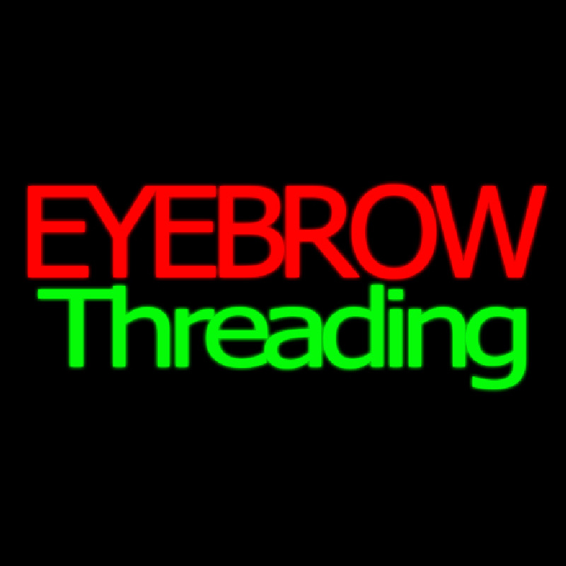 Eyebrow Threading Leuchtreklame
