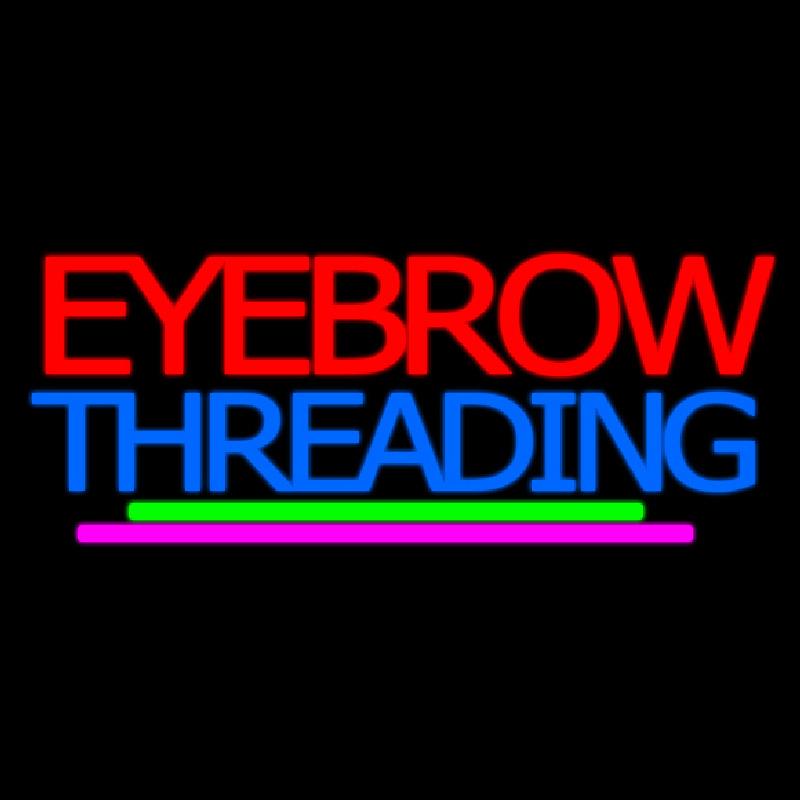 Eyebrow Threading Leuchtreklame