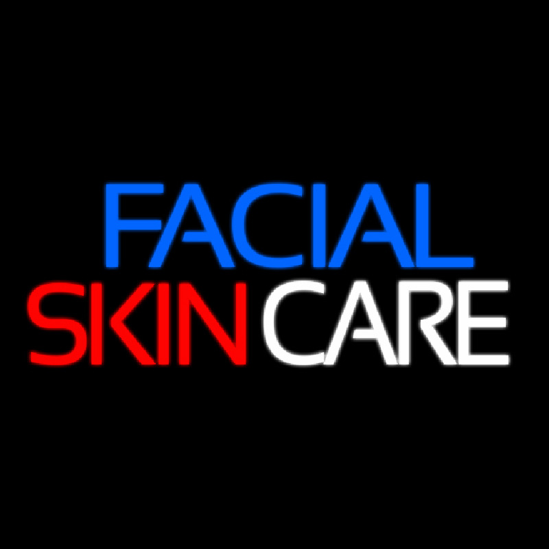 Facial Skin Care Leuchtreklame