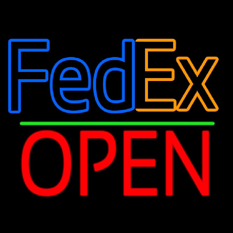Fede  Logo With Open 1 Leuchtreklame