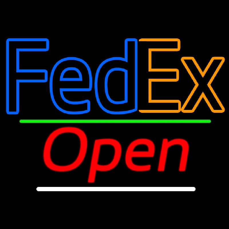 Fede  Logo With Open 3 Leuchtreklame