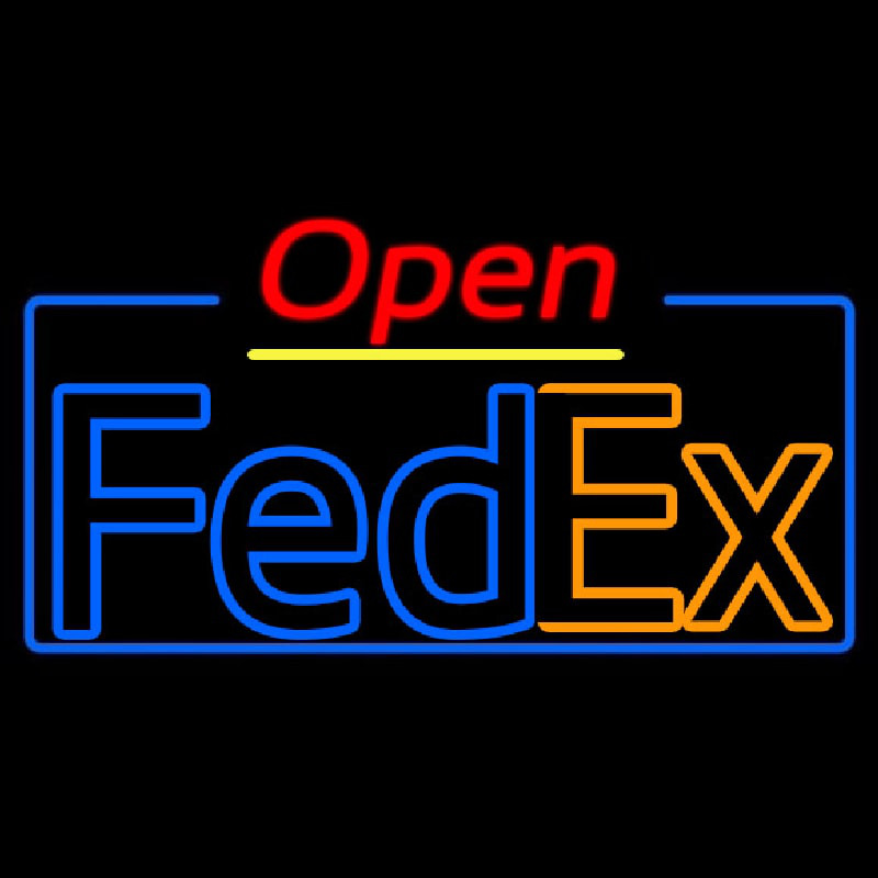 Fede  Logo With Open 4 Leuchtreklame