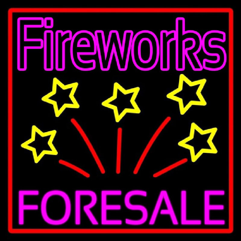 Fireworks For Sale 1 Leuchtreklame