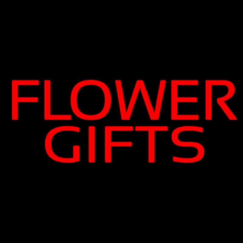 Flower Gifts In Block Leuchtreklame