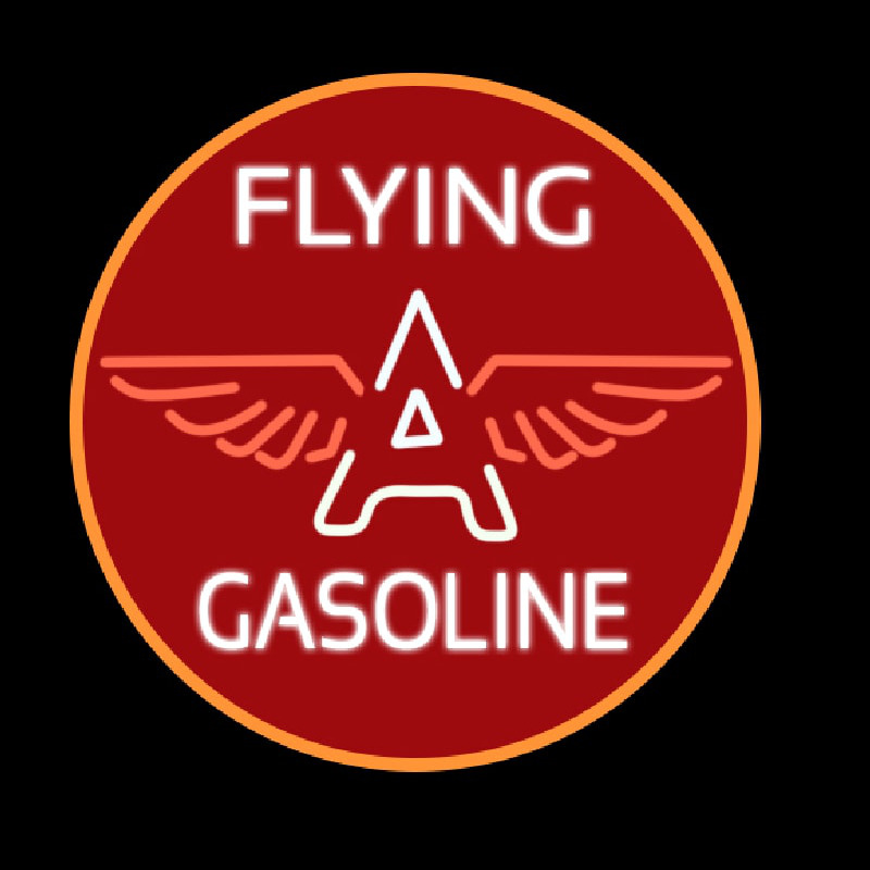 Flying a Gasoline Leuchtreklame