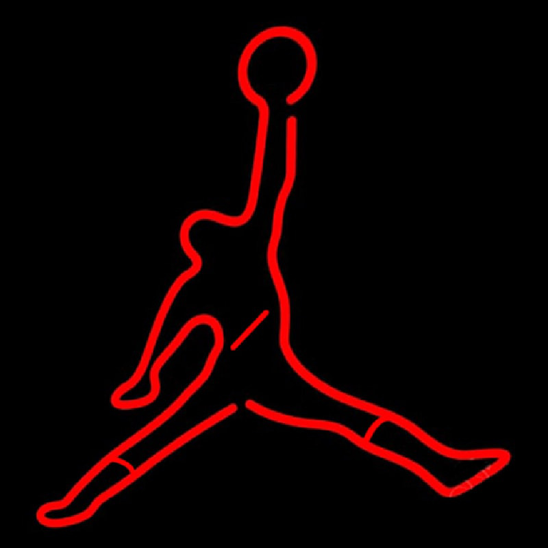 Football Player Playing Leuchtreklame