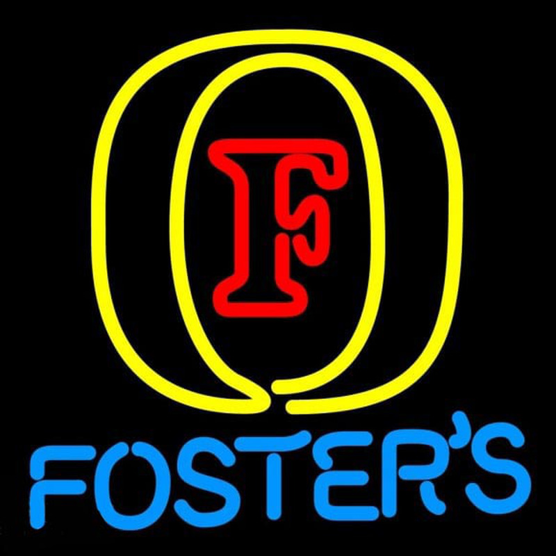 Fosters Initial Beer Sign Leuchtreklame
