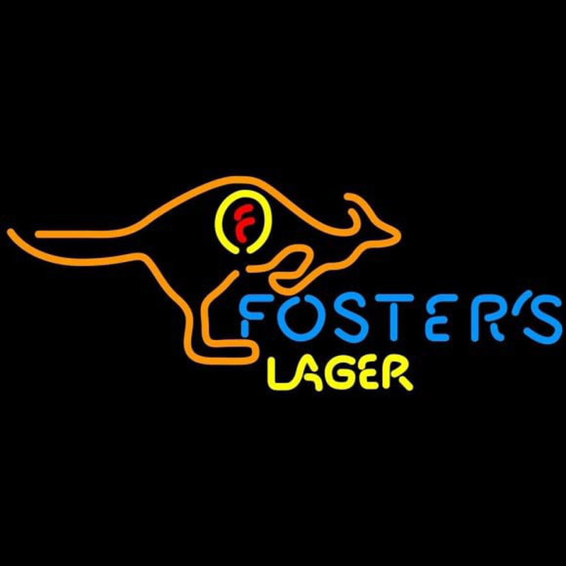 Fosters Kangaroo Beer Sign Leuchtreklame
