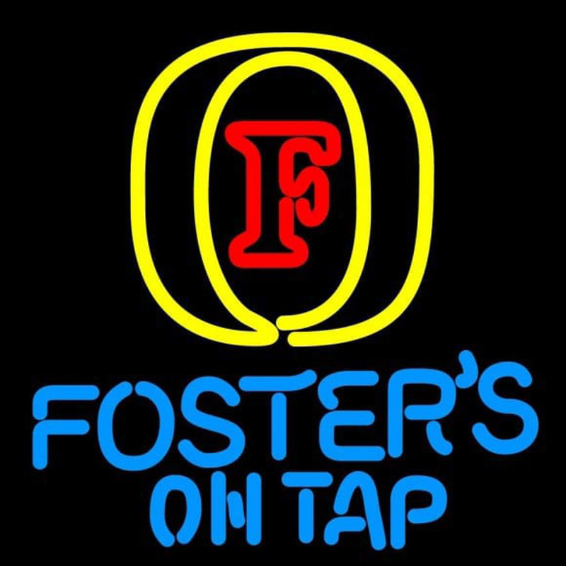 Fosters On Tap Beer Sign Leuchtreklame