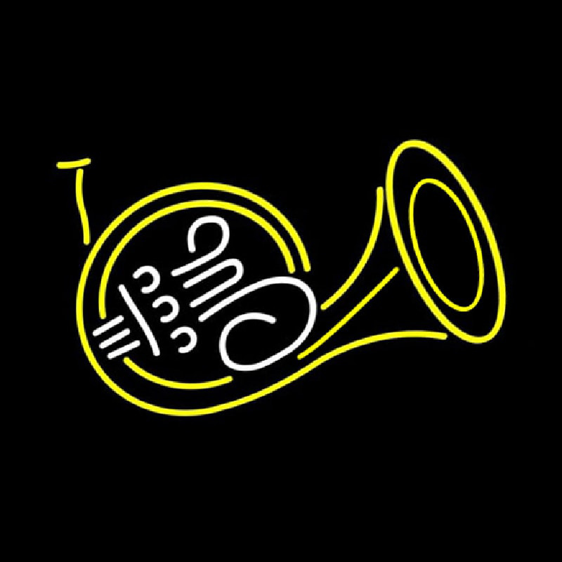 French Horn Leuchtreklame