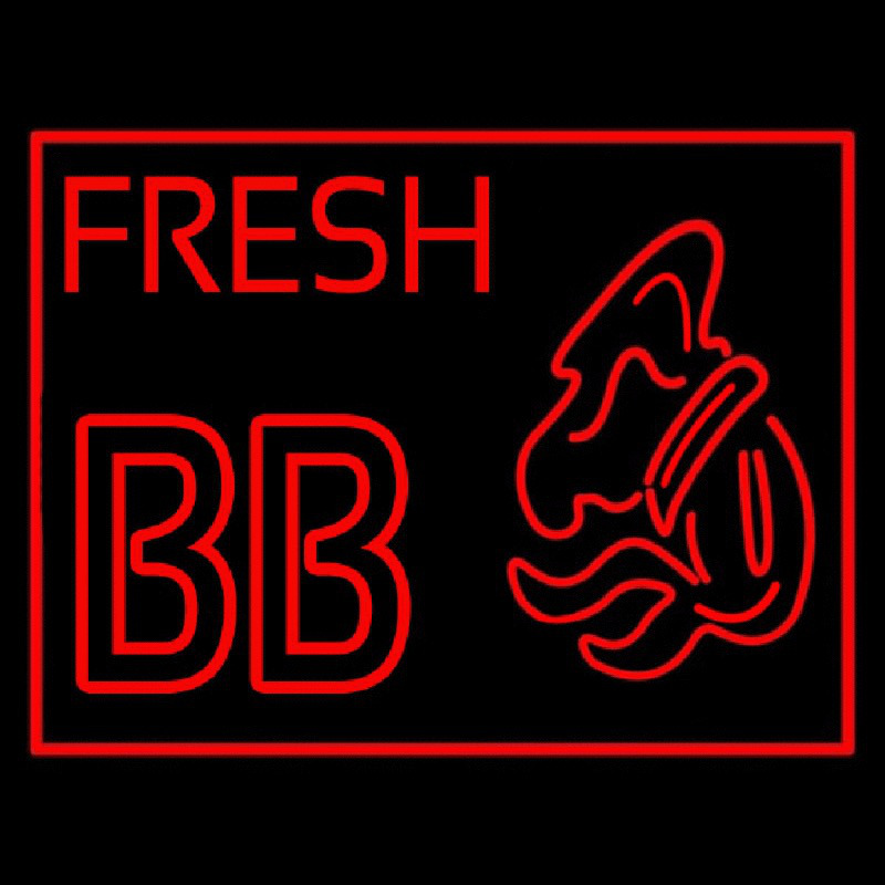 Fresh Bbq Leuchtreklame