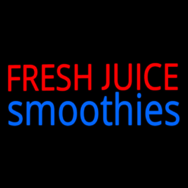 Fresh Juices Smoothies Leuchtreklame