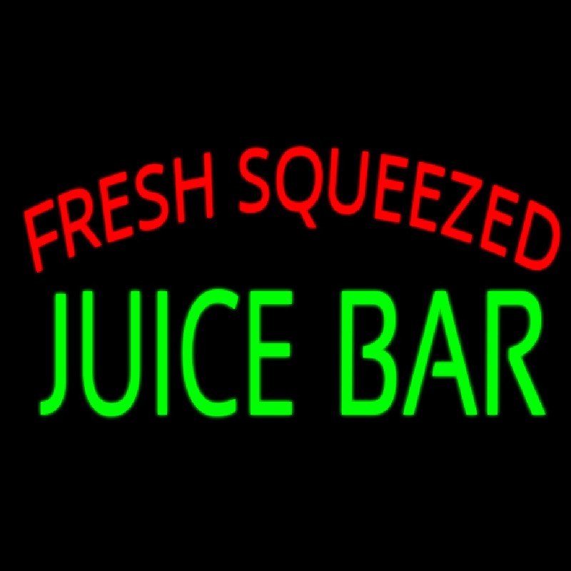 Fresh Squeezed Juice Bar Leuchtreklame