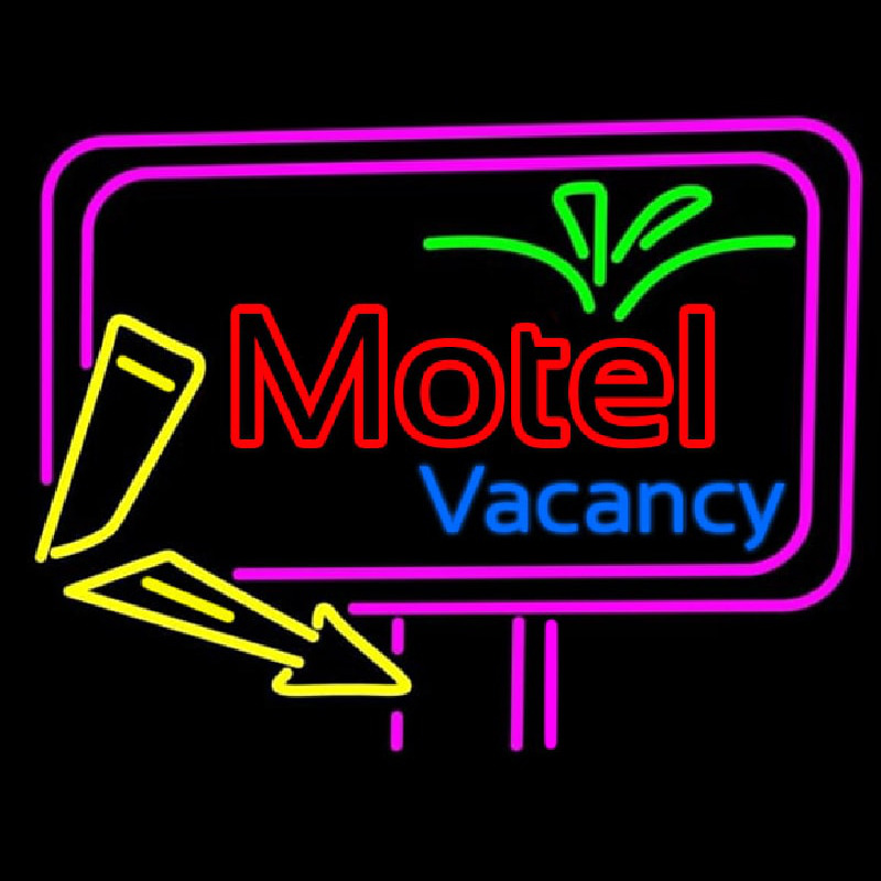 Funky Motel Vacancy Leuchtreklame
