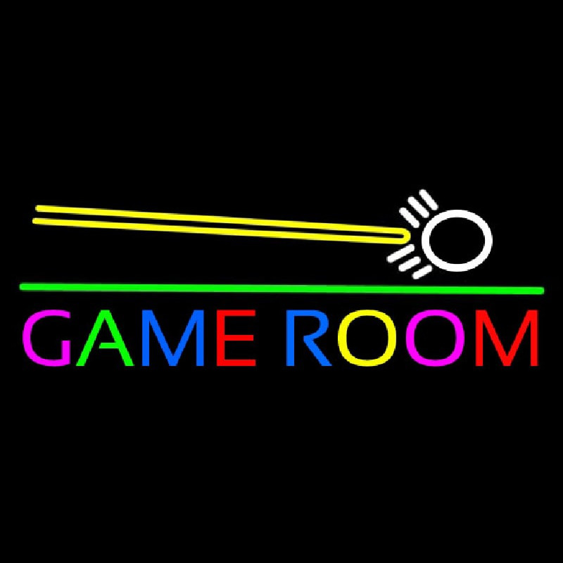 Game Room Cue Stick Leuchtreklame