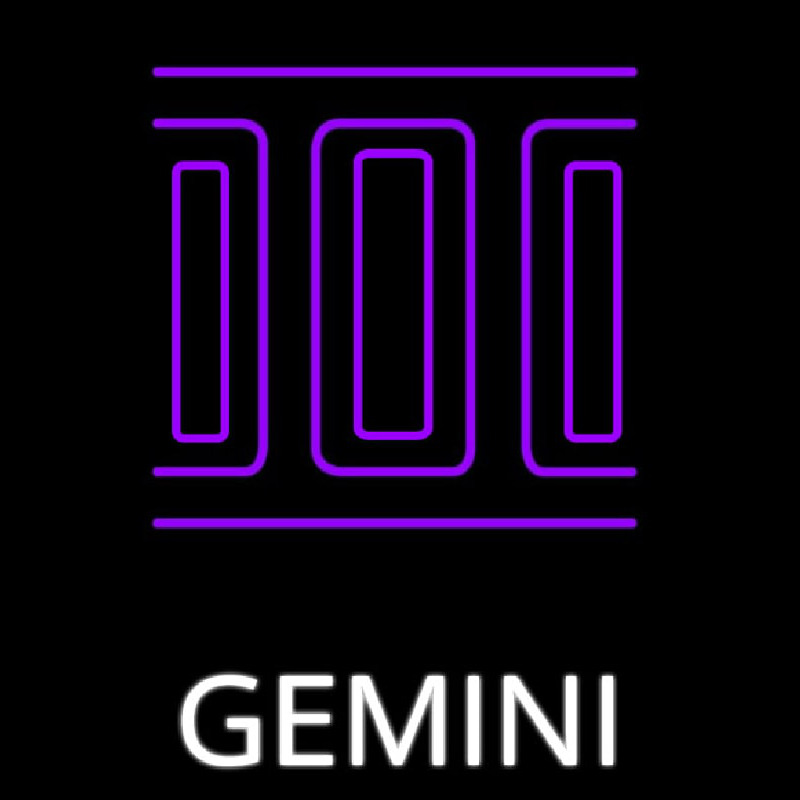 Gemini Icon Leuchtreklame