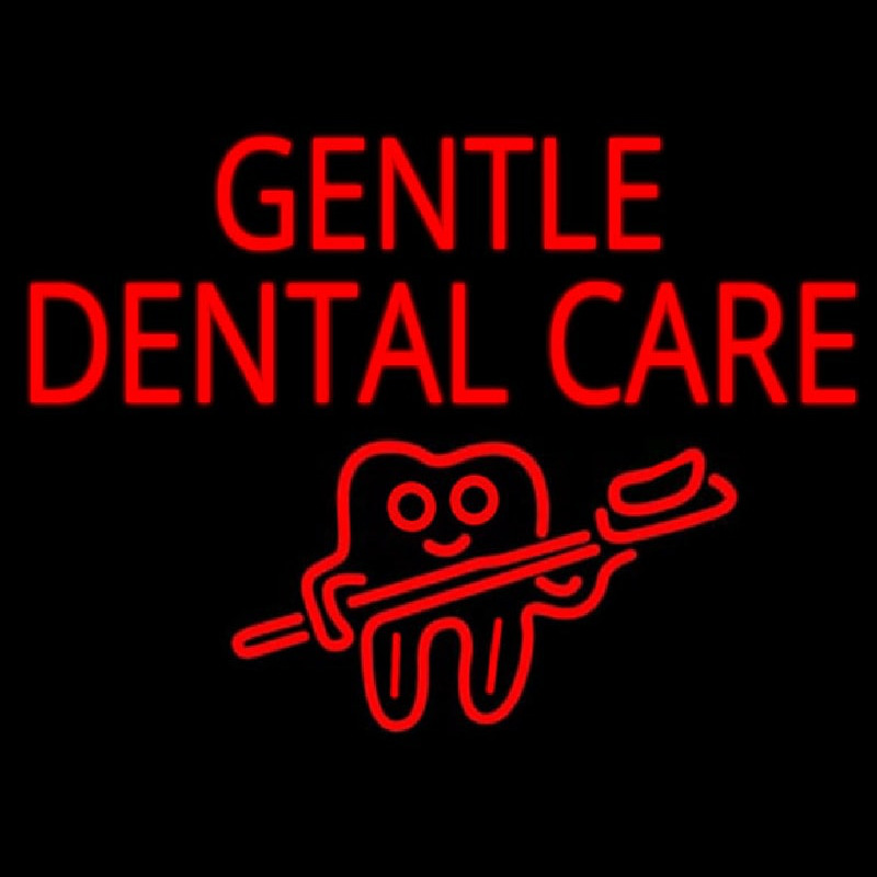 Gentle Dental Care Leuchtreklame