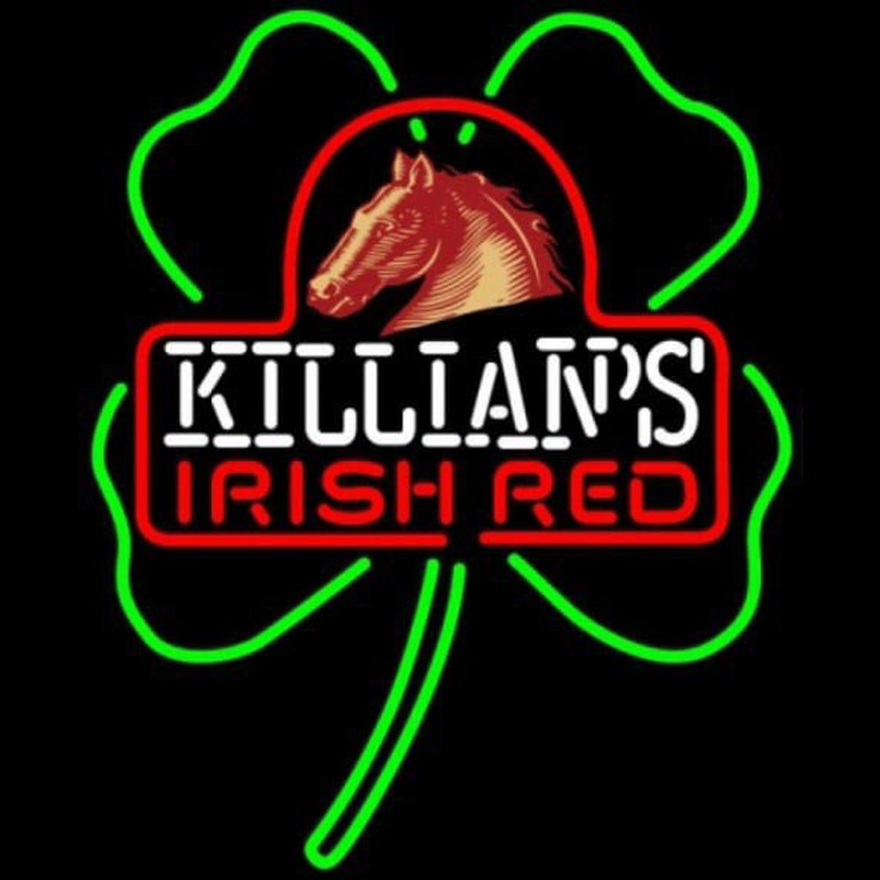 George Killians Irish Red Shamrock Beer Sign Leuchtreklame